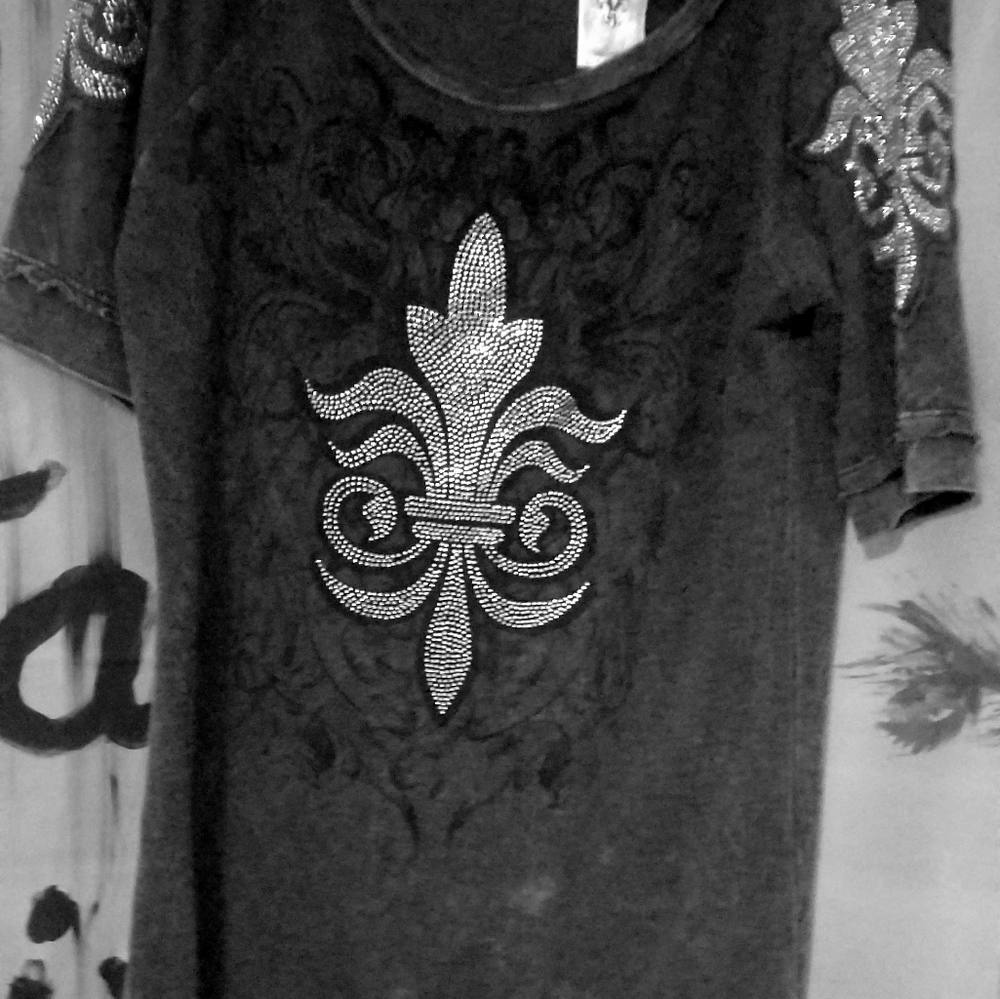 Stretch western inspired shirt sz Xl